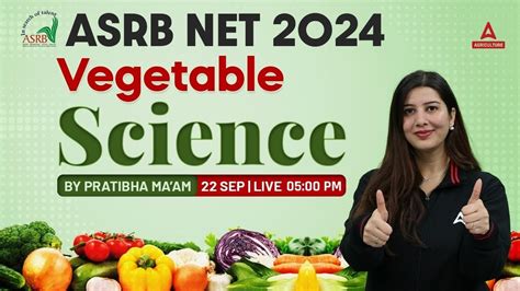 ASRB NET 2024 Vegetable Science By Pratibha Mam YouTube