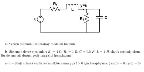 Solved A Verilen Sistemin Durum Uzay Modelini Bulunuz B Chegg