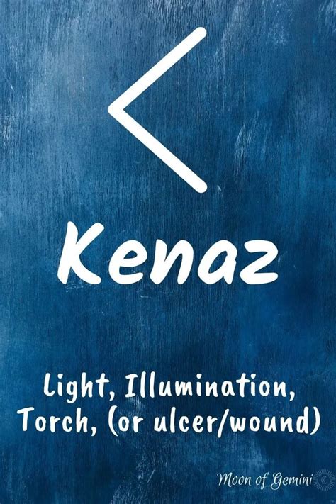 A Blue Sign With The Words Kena Written In White On It S Side