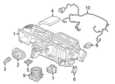 Ford F A C Evaporator Core And Case Assembly Dual