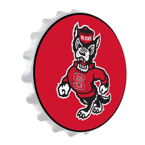 NC State Wolfpack: Mascot - Bottle Cap Wall Sign