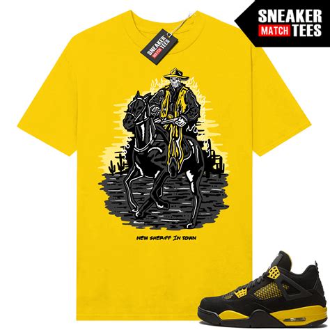 Thunder 4s Shirts To Match Sneakers