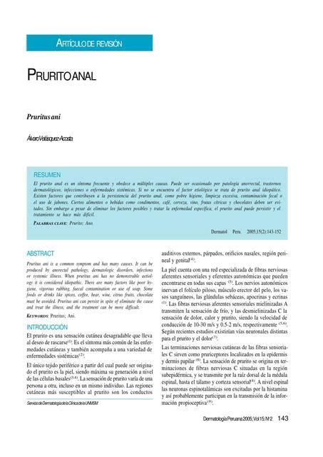 Prurito Anal Maria Udocz