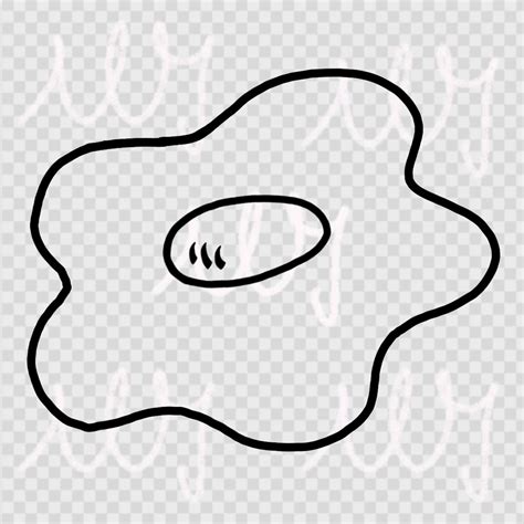 Hand Drawn Sunny Side Up Egg Egg Doodle Egg Png Egg Outline Black Line Art Egg Art Egg