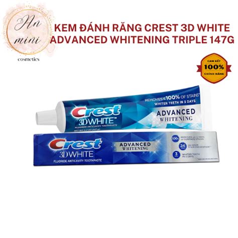 Crest 3D WHITE ADVANCED WHITENING TOOTHPASTE - CREST 3D WHITE ADVANCED ...