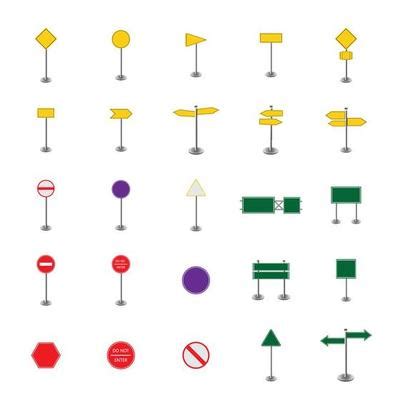 Road Sign Shapes Vector Art, Icons, and Graphics for Free Download