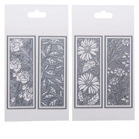 Craft Supplies And Tools Flower 4pc Die Set Crafters Edge Die Cutting