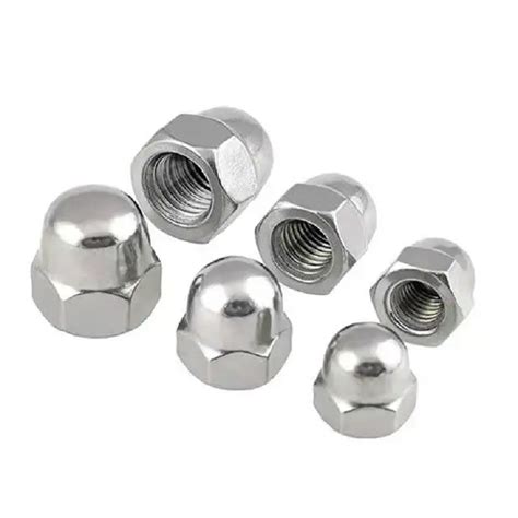 Stainless Steel Hexagon Domed Cap Nut Hex Crown Dome Acorn Cap Nut