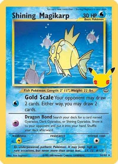 Shining Magikarp Shiny Holo Rare Pokemon Singles