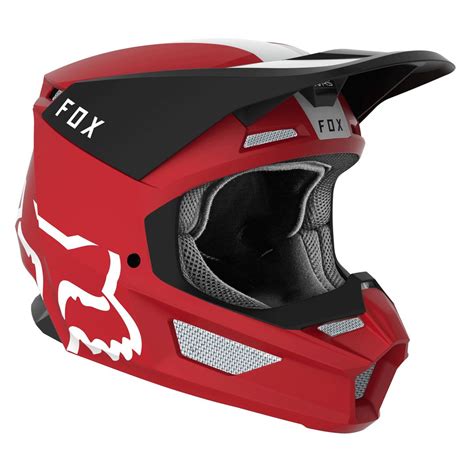 Casco De Motocross Fox V1 MATA CARDINAL 2019 Cascos Off Road