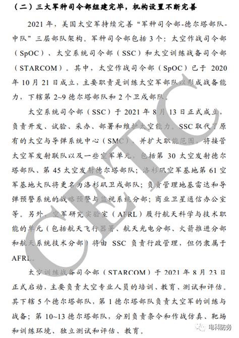 美国太空军网信领域2021年发展回顾与趋势展望 安全内参 决策者的网络安全知识库