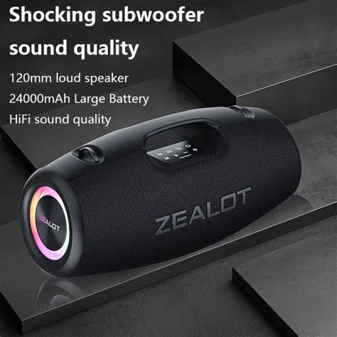 Dropship Zealot S78 100w Wireless Speakers Dsp Technology Dream Light Outdoor Portable