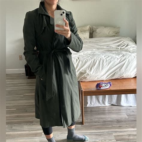 Ellen Tracy Trench Coat Gem