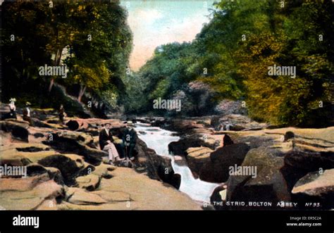 The Strid, Bolton Abbey, Yorkshire Stock Photo - Alamy