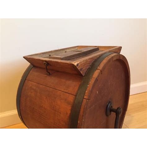 Antique Butter Churn With Optional Table Top Chairish