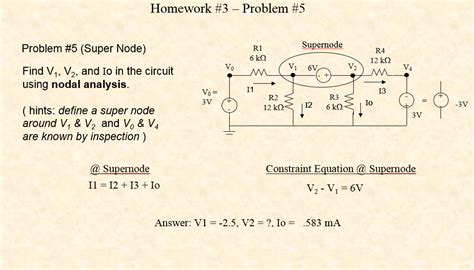 Solved Homework 3 Problem 5 Supernode Problem 5 Super