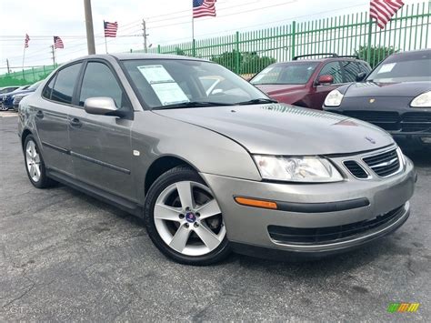 2004 Steel Gray Metallic Saab 9 3 Linear Sedan 111708081 Photo 37