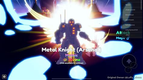 Evolved Metal Knight With A Divine Trait Anime Adventure Youtube