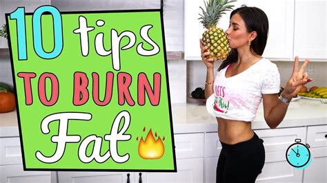 10 Tips To Lose Belly Fat Youtube