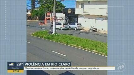 Três homens são assassinados a tiros em Rio Claro ninguém foi preso