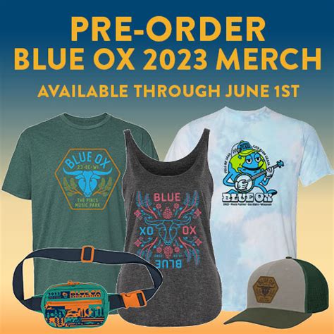 Pre-Order 2023 Merch - Blue Ox Music Festival