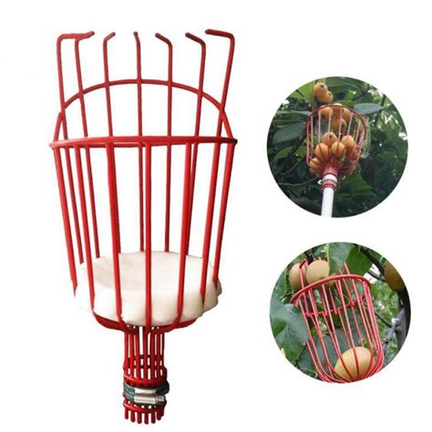 Fruit Picker13 Fruit Picker Pole With Large Basketlength Adjustable