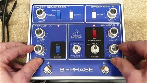 Behringer Bi Phase Pedal Newer Pedals Are Labelled As Dual Phase