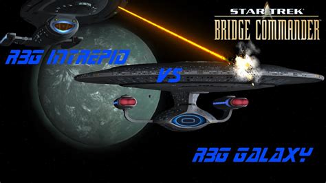 Star Trek Bridge Commander Kobayashi Maru Rbg Intrepid Refit Vs Rbg