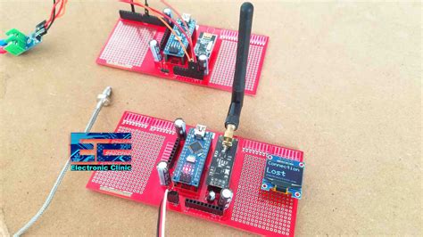 Nrf24l01 Wireless Industrial Temperature Monitoring System Using