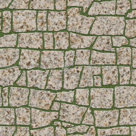 Granite Paving Flagstone Texture Seamless 05876