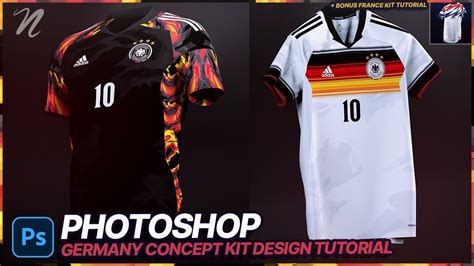 Germany Concept Football Kit Photoshop Tutorial Youtube