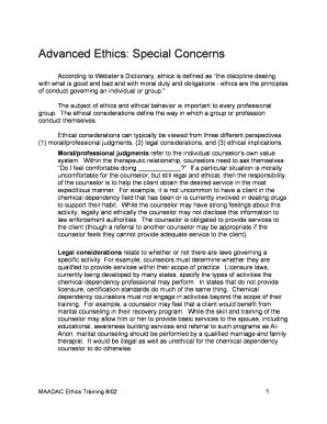 Fillable Online The Naadac Code Of Ethics Supreme Court Brief On The