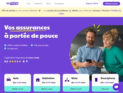 Leocare Vos Assurances à Portée De Pouce