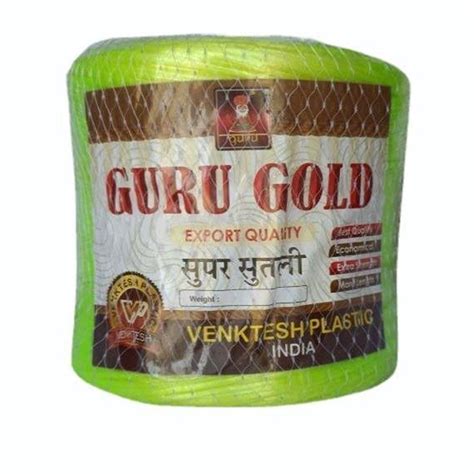 Guru Gold Shiny Green Plastic Twine At Rs Kg Plastic Twine In