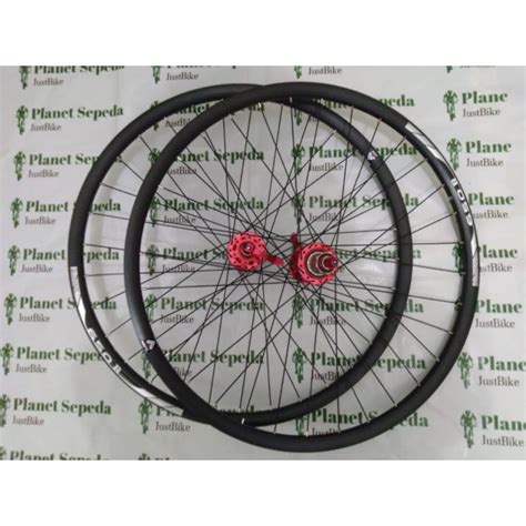 Jual Wheelset Araya DM650 650B 27 5 Hub Raze Jangkrik Merah Jari SS