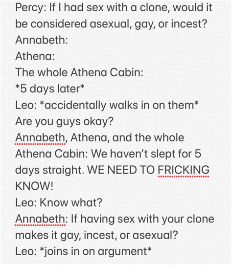 The React To Percy Jackson Memes Headcanons Ace Gay Or Incest Happy Late Birthday