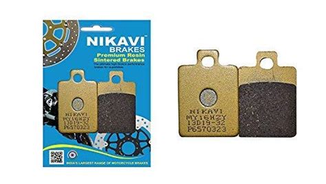 NIKAVI GDP03 Front Brake Pad Compatible For Piaggio Vespa Front