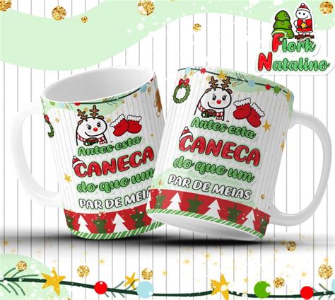 Caneca Flork De Natal Mod16 Lembrancinha De Natal No Elo7 Vi Artes