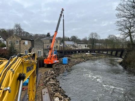 Residential Piling Newlay Bridge Sheet Piling Contractors Steel