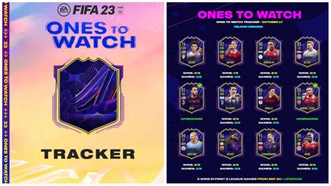 Fifa 23 Ones To Watch Otw Tracker