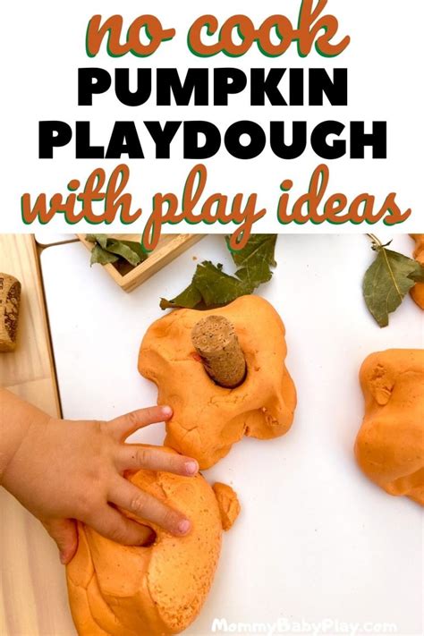 Pumpkin Playdough Recipe And Play Ideas Mommy Baby Play