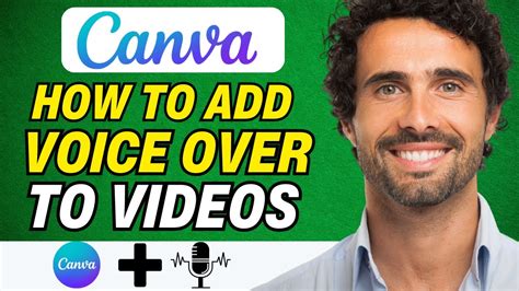 How To Add Voice Over In Canva Video For Beginners Youtube