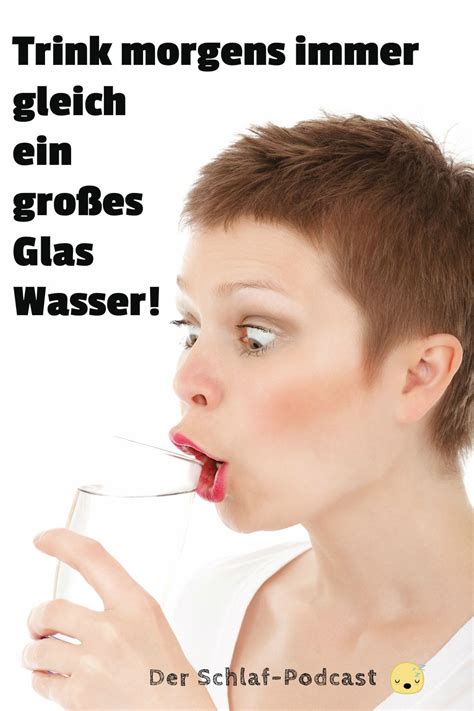 Nach Dem Aufwachen Wasser Trinken Besser Einschlafen Einschlafen