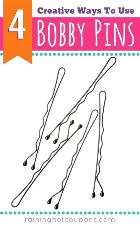 4 Creative Ways To Use Bobby Pins