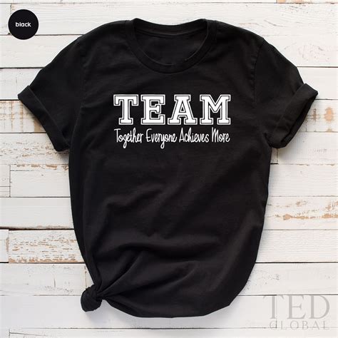 Team T Shirt Teamwork TShirt Custom Team Shirts Together | Etsy