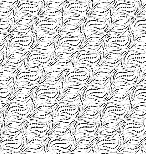 Wavy Dotted Line Seamless Pattern. Ornamental Wavy Texture Stock Photo ...