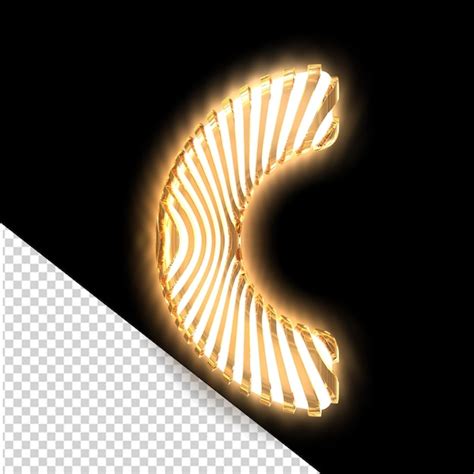 Symbole Blanc Avec Des Sangles Verticales Lumineuses Ultra Minces Psd