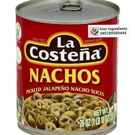 Jual La Costena Nachos Pickled Jalapeno Slice Acar Cabai Jalapeno Iris Termurah