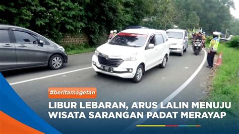 MAGETAN Libur Lebaran Arus Lalin Menuju Wisata Sarangan Padat