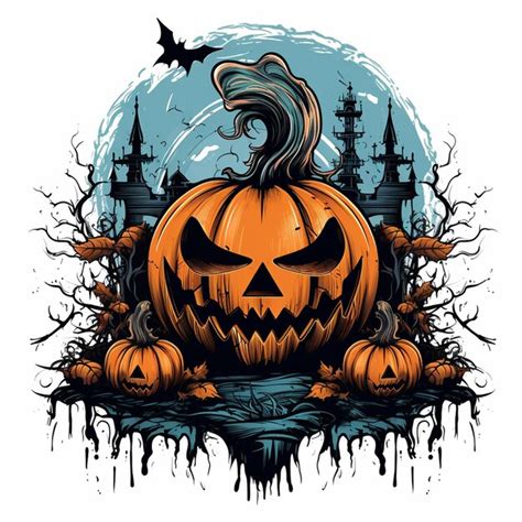 Premium AI Image | Illuminated Pumpkin Background Illustration